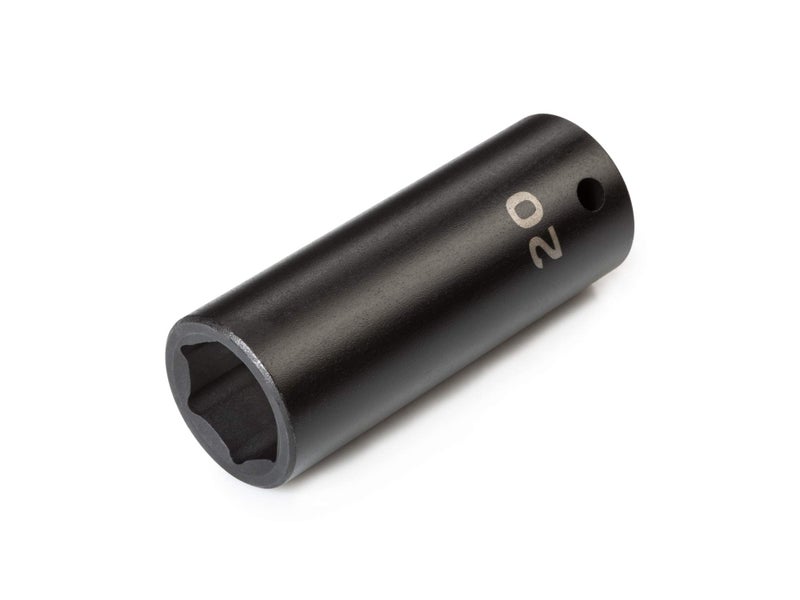 TEKTON 1/2 Inch Drive x 20 mm Deep 6-Point Impact Socket | SID23120 - Image 1